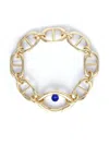 Capsule Eleven Eye Opener Capsule Link Lapis-lazuli Bracelet In Gold