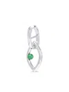 Capsule Eleven Eye Opener Chain Single Earring In Silver