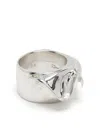 Capsule Eleven Pharaohs Robes Wrap Ring In Silver