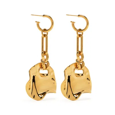 Capsule Eleven Desert Meled Dropped Earring In Gold