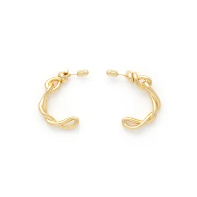 Capsule Eleven Women's Egyptian Knot Hoops - Gold