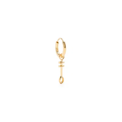 Capsule Eleven Nefer-symbol Hoop Earring In Gold