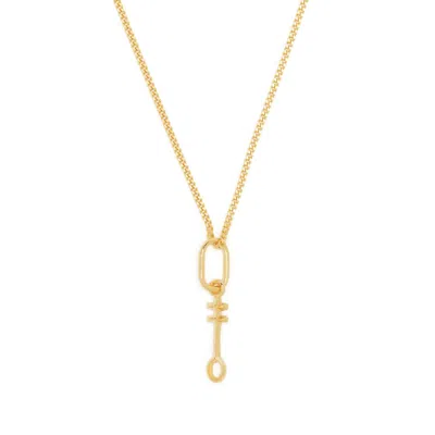 Capsule Eleven Nefer Charm-detail Necklace In Gold