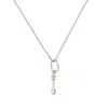 CAPSULE ELEVEN WOMEN'S EGYPTIAN NEFER SYMBOL NECKLACE - STERLING SILVER