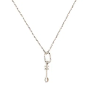 Capsule Eleven Nefer Symbol Necklace In Silver