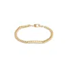 Capsule Eleven Power Tag Chain Bracelet In Gold