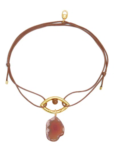Capsule Eleven X Pantone Agate Gold Necklace