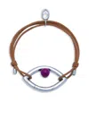 Capsule Eleven X Pantone Bead-detailing Bracelet In Silver