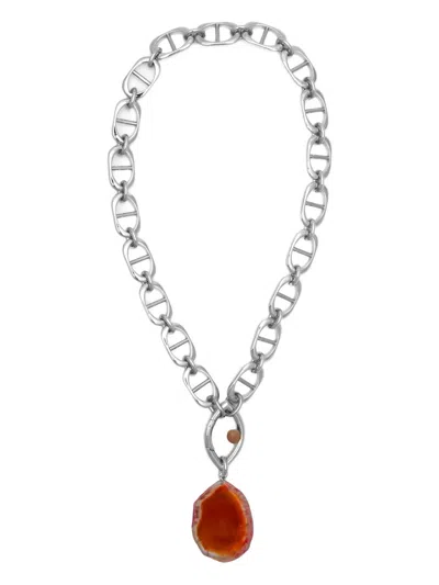 Capsule Eleven X Pantone Chain Necklace In Silver