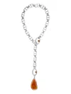 Capsule Eleven X Pantone Lariat Necklace In Silver