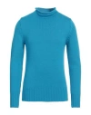 Capsule Knit Man Sweater Azure Size Xl Merino Wool In Blue