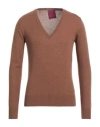 Capsule Knit Man Sweater Brown Size S Cashmere