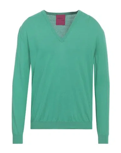Capsule Knit Man Sweater Green Size Xl Cotton