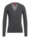 Capsule Knit Man Sweater Lead Size S Cashmere In Grey