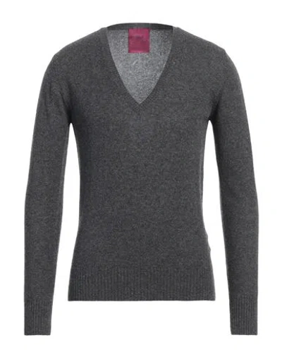 Capsule Knit Man Sweater Lead Size S Cashmere In Grey