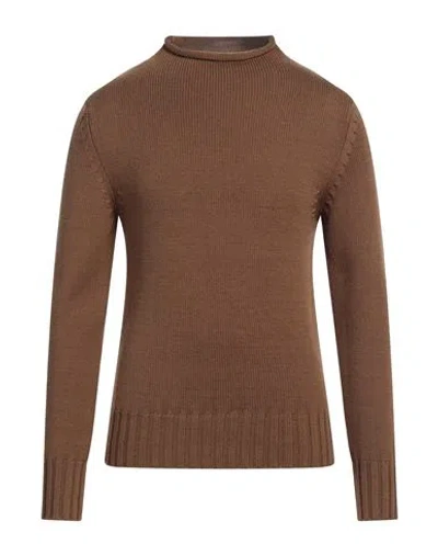 Capsule Knit Man Sweater Mustard Size M Merino Wool In Yellow