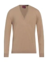 Capsule Knit Man Sweater Sand Size M Cotton In Neutral