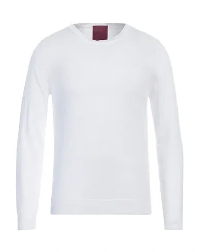 Capsule Knit Man Sweater White Size L Cotton