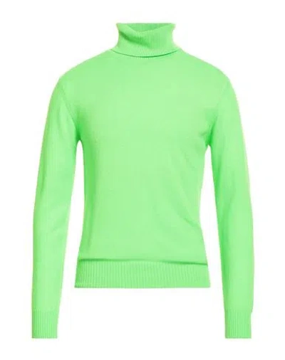 Capsule Knit Man Turtleneck Lime Green Size M Cashmere