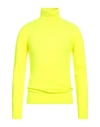 Capsule Knit Man Turtleneck Yellow Size M Cashmere