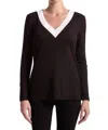 Capsule 121 Aries Top In Black/white In Multi