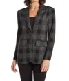 Capsule121 Buffalo Blazer In Black/grey In Multi