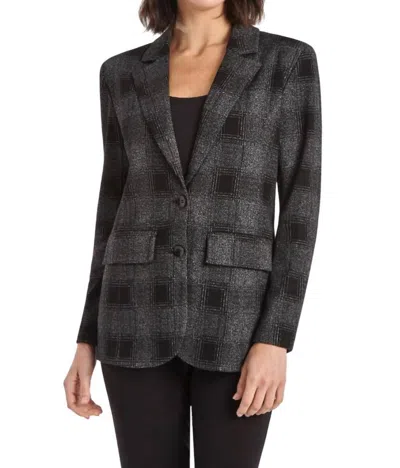 Capsule121 Buffalo Blazer In Black/grey In Multi