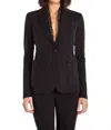 Capsule 121 Lace Lear Blazer In Black In Black