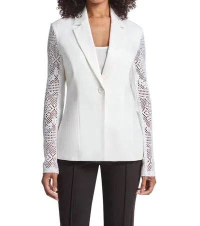 Capsule121 Scope Blazer In Ivory In Multi