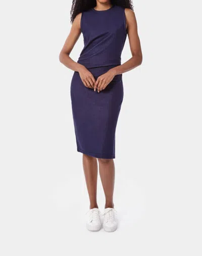 Capsule121 The Electra Dress In Medium Blue Wash In Multi