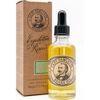 Captain Fawcett Expedition Reserve Beard Oil 50ml In Yellow