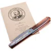 Captain Fawcett Folding Pocket Beard Comb In Brown