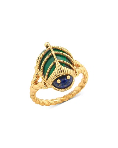 Capucine De Wulf Scarab Petite Ring In Gold