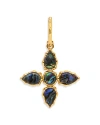 Capucine De Wulf Aurora Reversible Pendant In Multi/gold