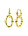 Capucine De Wulf Bangkok Bamboo Link Earrings In Gold