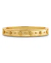 Capucine De Wulf Berry Classic Hinged Bangle Bracelet In Gold