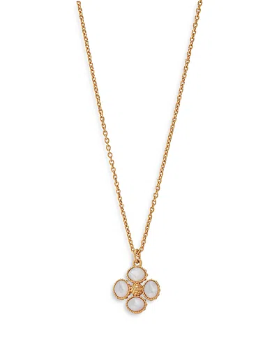 Capucine De Wulf Berry Clover Double Sided Charm Necklace, 16-18 In Gold