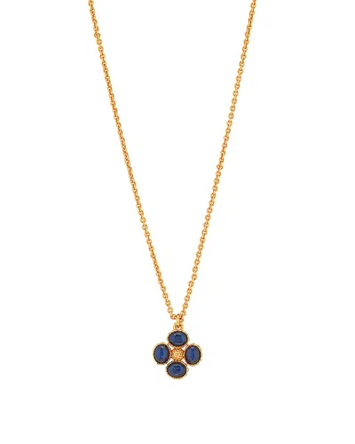 Capucine De Wulf Berry Clover Double Sided Charm Necklace, 16-18 In Gold