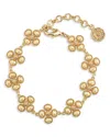 Capucine De Wulf Berry Clover Linear Bracelet In Gold