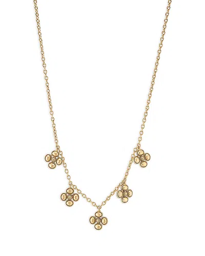 Capucine De Wulf Berry Clover Multi Station Necklace, 16 In Gold