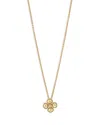 Capucine De Wulf Berry Clover Station Necklace, 16 In Gold