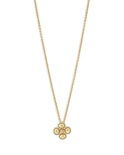 Capucine De Wulf Berry Clover Station Necklace, 16 In Gold
