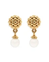 Capucine De Wulf Berry Drop Stud Earrings In White/gold
