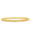 Capucine De Wulf Berry Eternity Bangle Bracelet In 18k Gold Plated In Gold