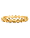 Capucine De Wulf Berry Eternity Hinged Bangle Bracelet In Gold