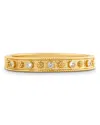 Capucine De Wulf Berry Gem Classic Cubic Zirconia & Gilded Berries Bangle Bracelet In Gold