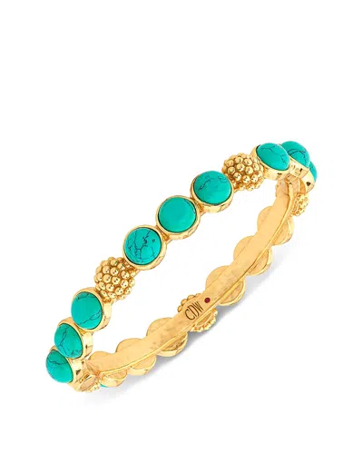 Capucine De Wulf Berry Gem Hinged Bangle Bracelet In Multi