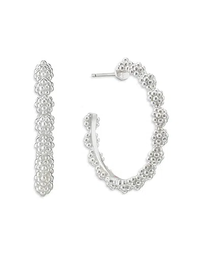 Capucine De Wulf Berry Icon Medium Hoop Earrings In Silver