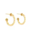 Capucine De Wulf Berry Slice Small Hoop Earrings In 18k Gold Plated In Gold