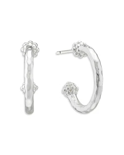 Capucine De Wulf Berry Slice Small Hoop Earrings In 18k Gold Plated In Silver